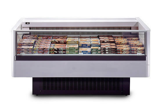cabinet for frozen foods, particularly suited for promotional sales